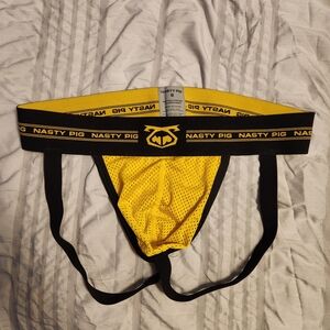 Nasty Pig Yellow and Black Jockstrap